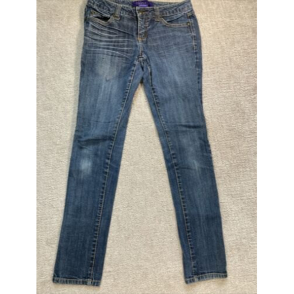 Womens Miley Cyrus Max Azria Blue Denim Jeans Size 1 - Picture 1 of 6